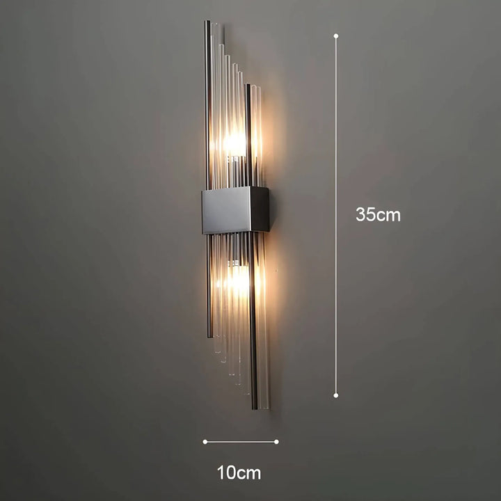 Lisslune | Wall lamp with crystal decoration
