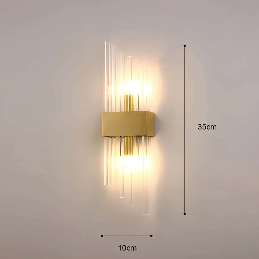 Lisslune | Wall lamp with crystal decoration