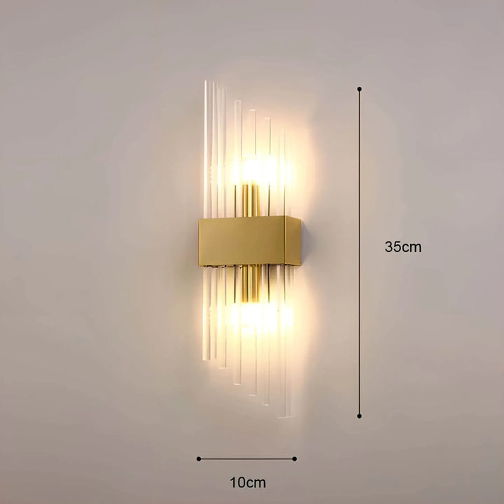 Lisslune | Wall lamp with crystal decoration