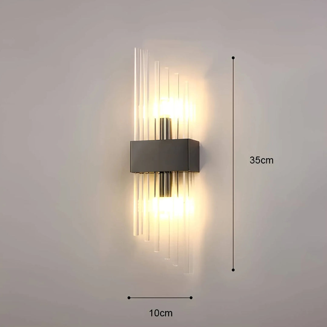 Lisslune | Wall lamp with crystal decoration