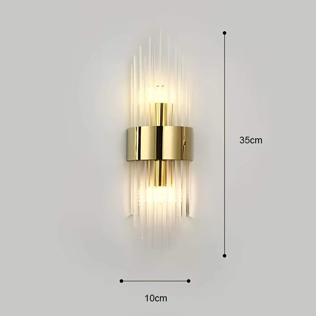Lisslune | Wall lamp with crystal decoration