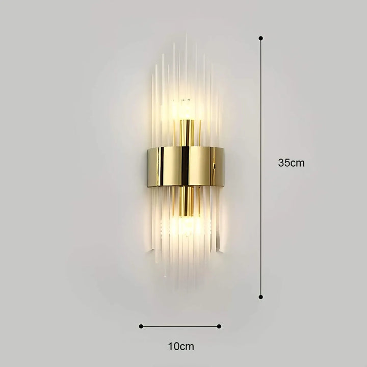Lisslune | Wall lamp with crystal decoration