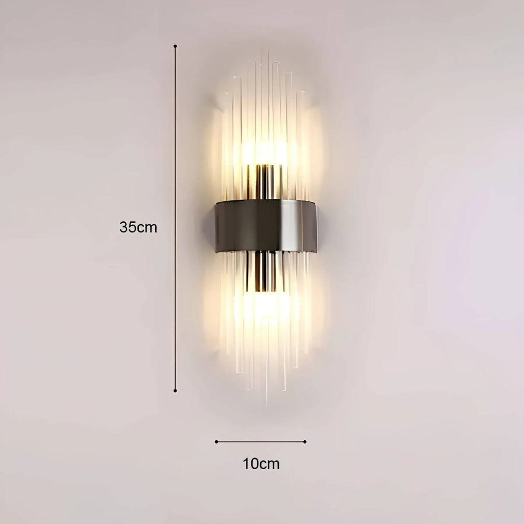 Lisslune | Wall lamp with crystal decoration