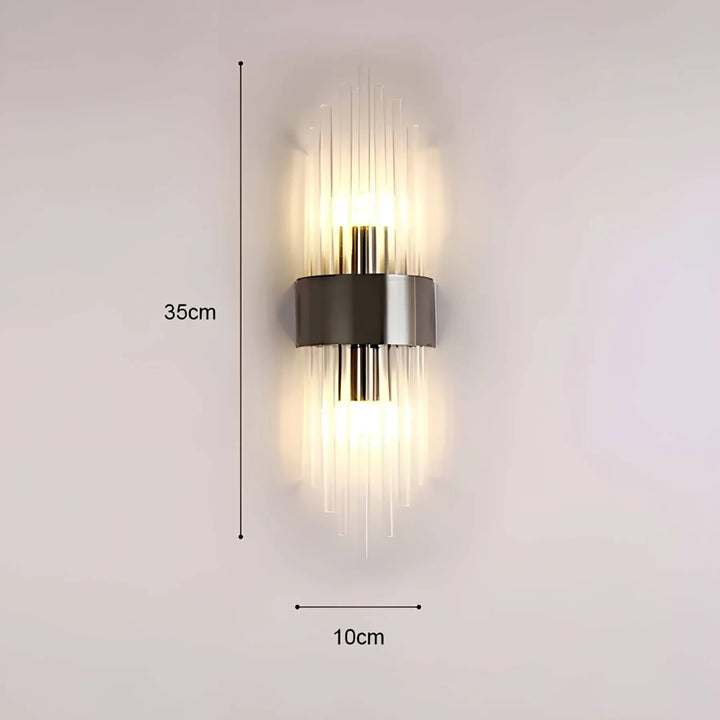 Lisslune | Wall lamp with crystal decoration