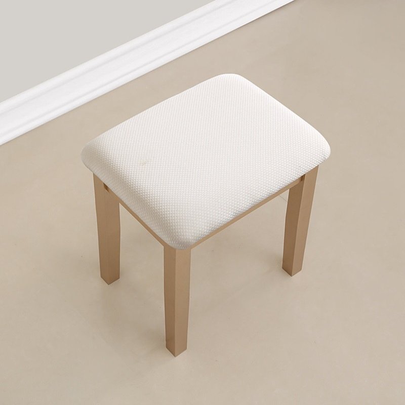 Lisslune | Makeup Vanity with Mirror and Upholstered Stool