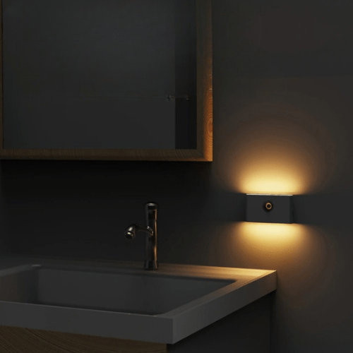 Lisslune | Wireless LED Night Lights with Motion Sensor | USB Rechargeable | Soft Warm Light