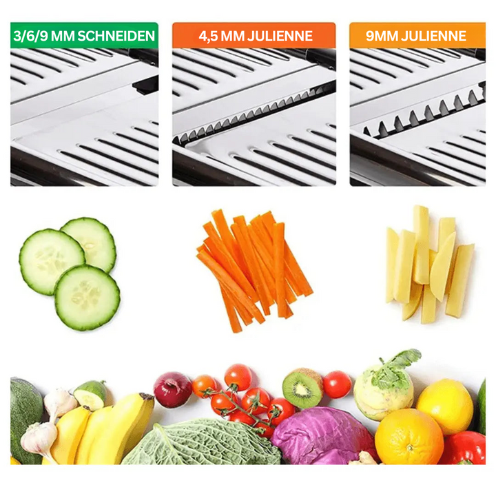 Lisslune | ProLine Sharp Cutter – Adjustable Mandoline Slicer for Vegetables and Fruit
