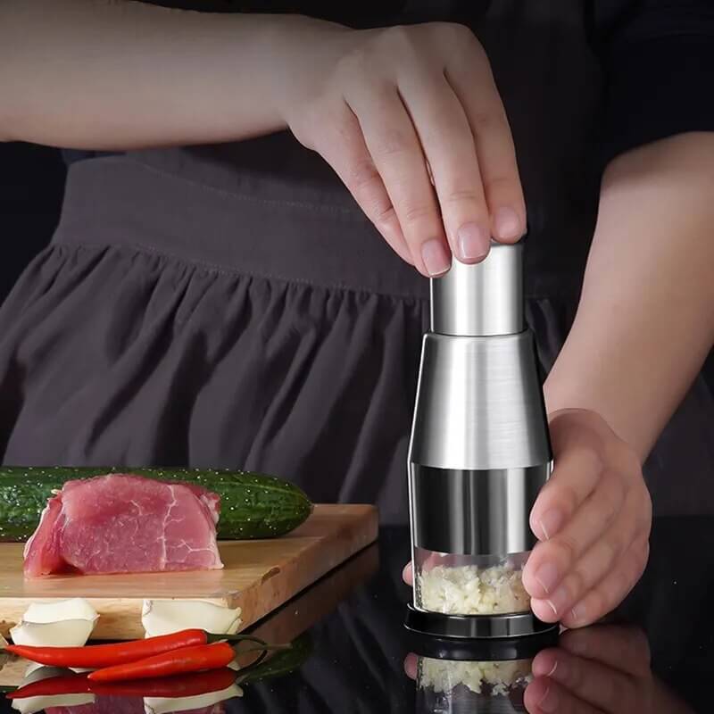 Lisslune | ChefChop Pro – Manual Stainless Steel Vegetable Chopper for Fast, Safe & Efficient Food Prep
