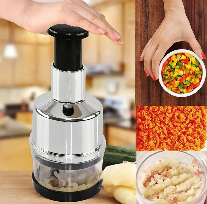 Lisslune | Manual Stainless Steel Vegetable Cutter - ChefChop Pro