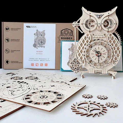 Lisslune | Super Wood Mechanical Model Puzzle Set