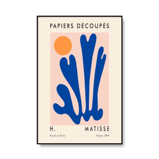 Rynx | Matisse Cut Outs Canvas Poster