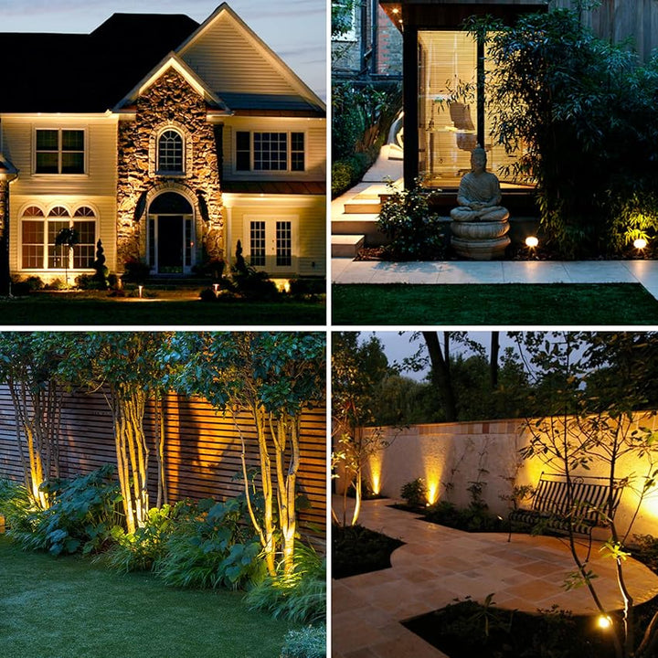 Lisslune | Solar Powered Atlas Spotlights - Outdoor Garden Lighting Spotlights