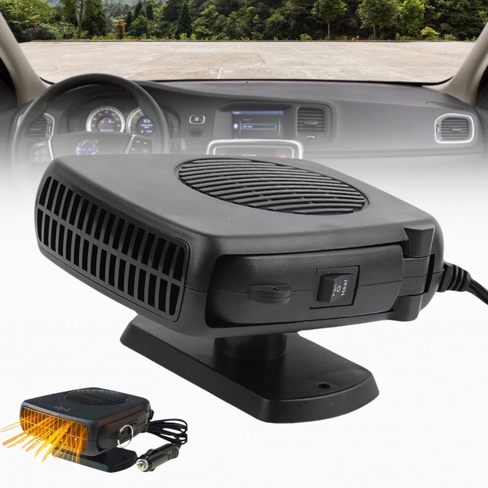 Lisslune | TurboHeat | 12V Car Heater – 150W/300W Ceramic Fan Heater, Portable Car Defroster & Warmer