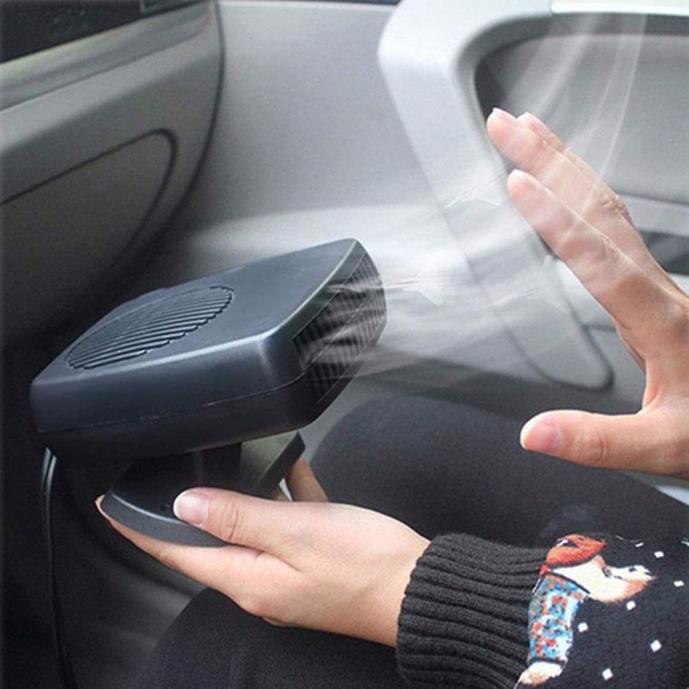 Lisslune | TurboHeat | 12V Car Heater – 150W/300W Ceramic Fan Heater, Portable Car Defroster & Warmer