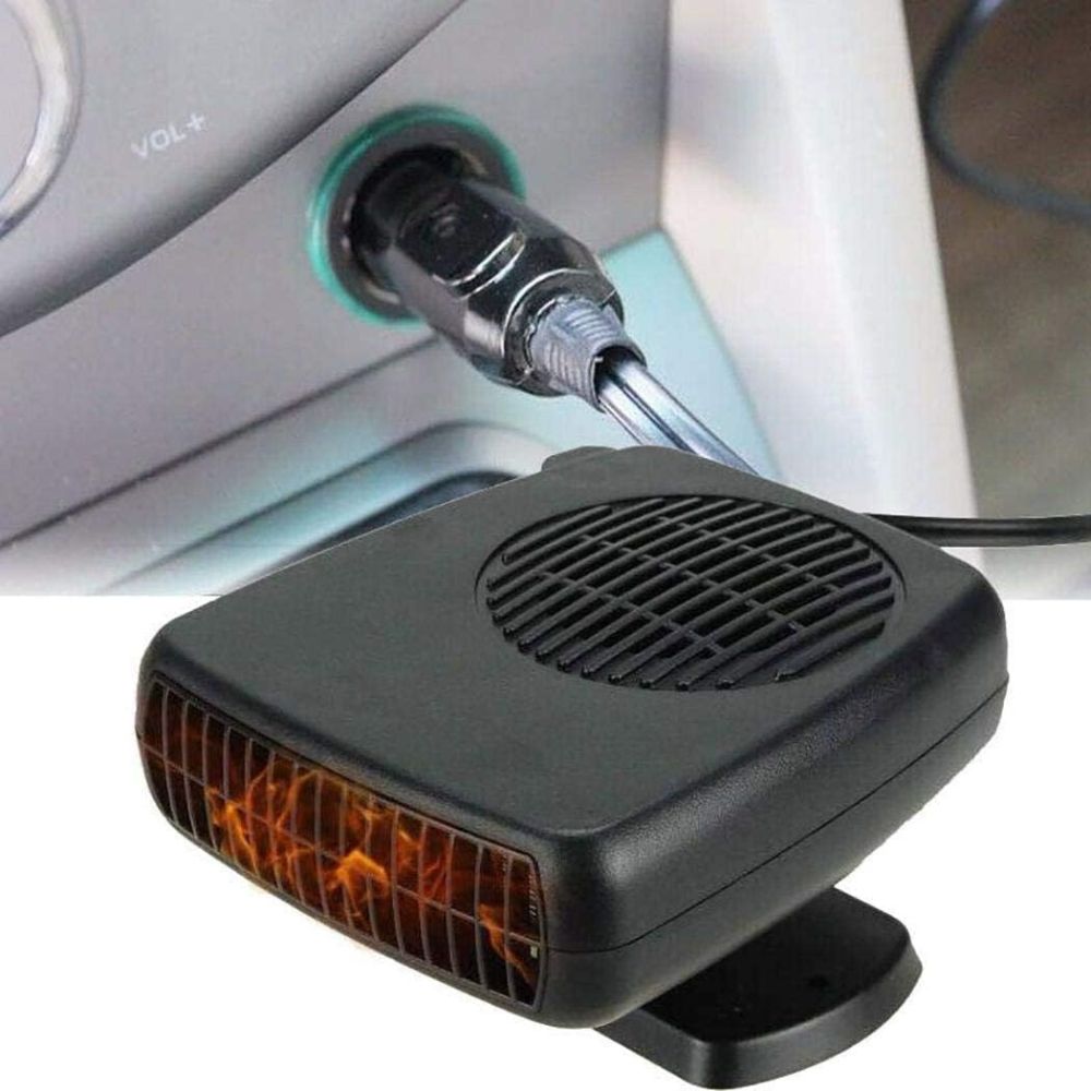 Lisslune | TurboHeat | 12V Car Heater – 150W/300W Ceramic Fan Heater, Portable Car Defroster & Warmer