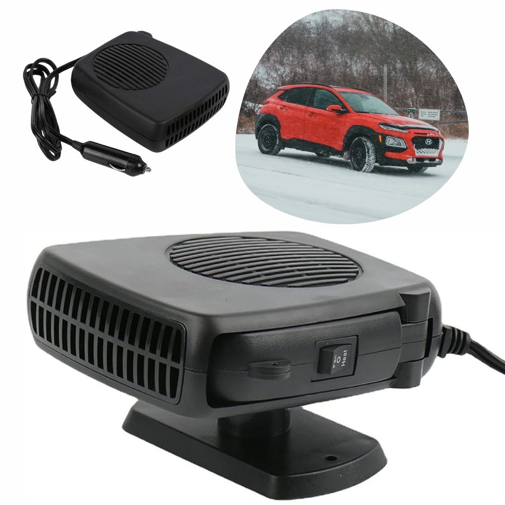 Lisslune | TurboHeat | 12V Car Heater – 150W/300W Ceramic Fan Heater, Portable Car Defroster & Warmer