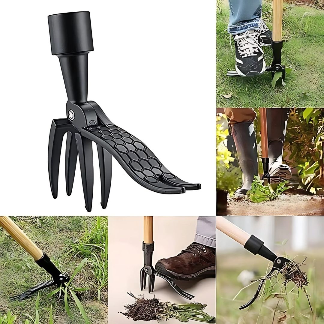 Lisslune | Ergonomic Weeding Tool | High-Strength Steel Claws for Effortless Weed Removal in Gardens