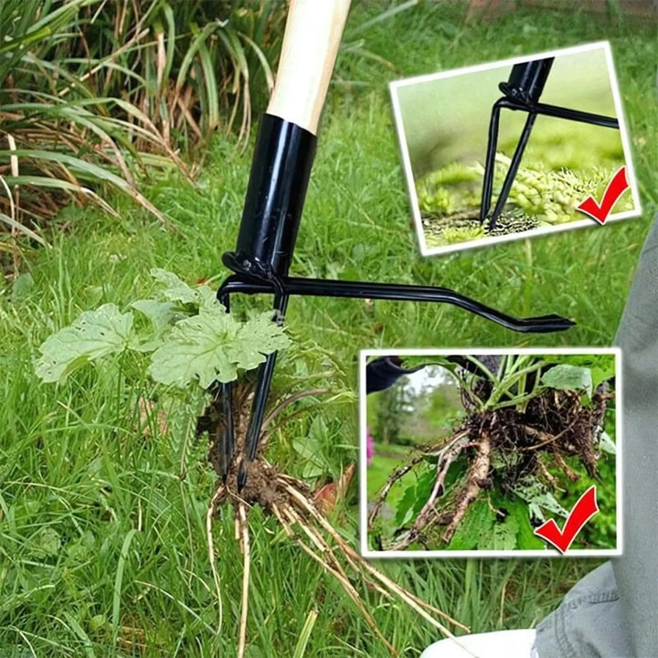 Lisslune | Ergonomic Weeding Tool | High-Strength Steel Claws for Effortless Weed Removal in Gardens