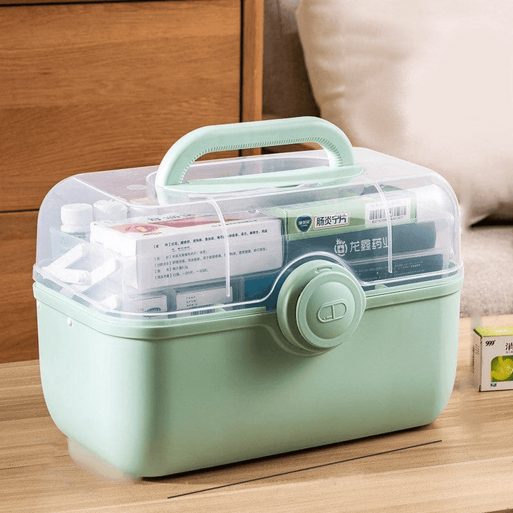Lisslune | MediSmart Pill Organiser – Compact Weekly Medicine Storage Box for Home & Travel