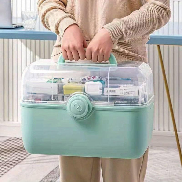 Lisslune | MediSmart Pill Organiser – Compact Weekly Medicine Storage Box for Home & Travel