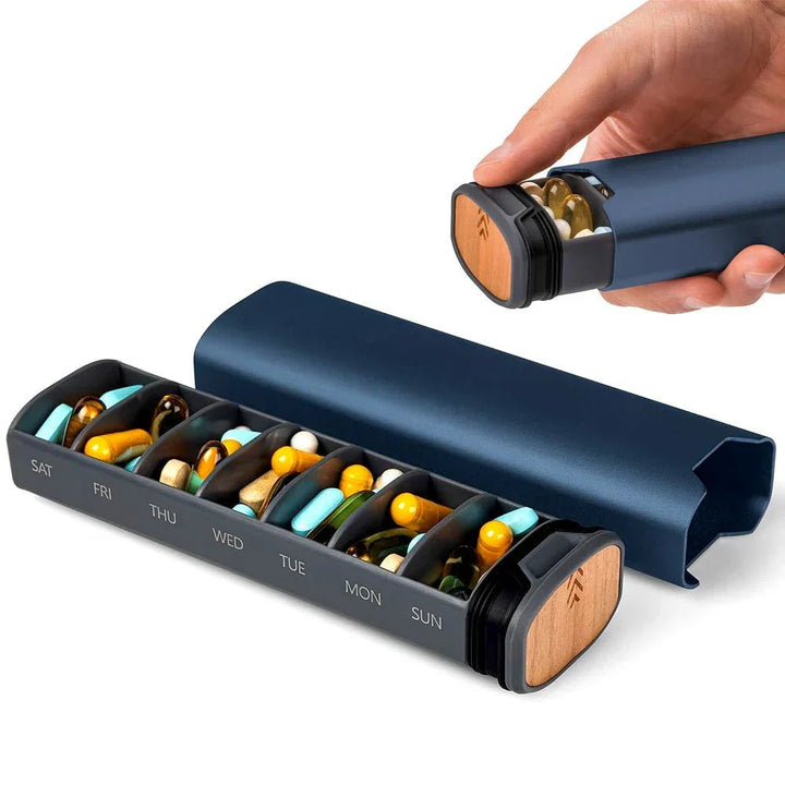 Lisslune | MEDIVIA – 7-Day Pill Organizer with Leak-Proof Travel Design