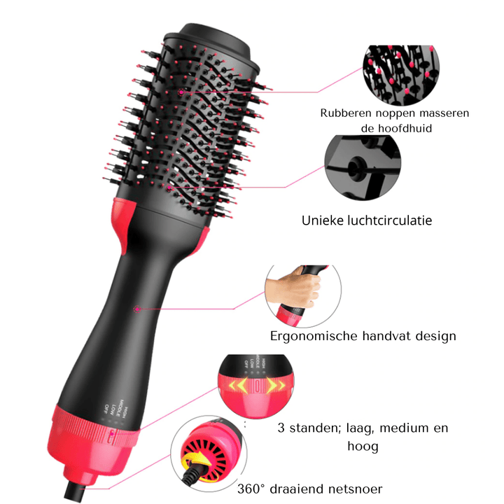 Lisslune | MELLA PROSTYLE – 4-in-1 Hair Dryer and Styler for Effortless Hairstyles