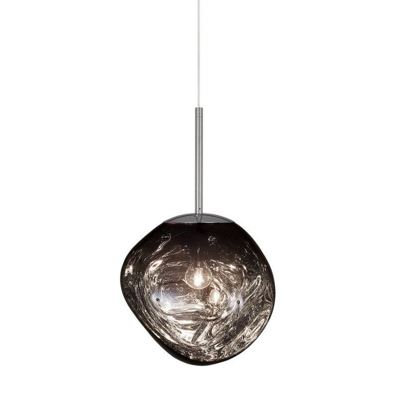 Lisslune | Melt Pendant Light Fixture - Modern Glass Hanging Lamp for Kitchen Island & Dining Room