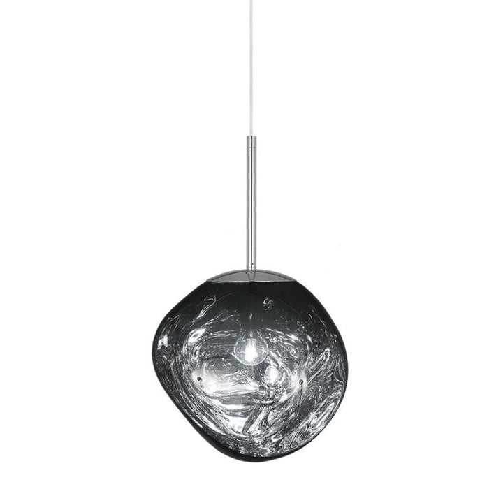 Lisslune | Melt Pendant Light Fixture - Modern Glass Hanging Lamp for Kitchen Island & Dining Room