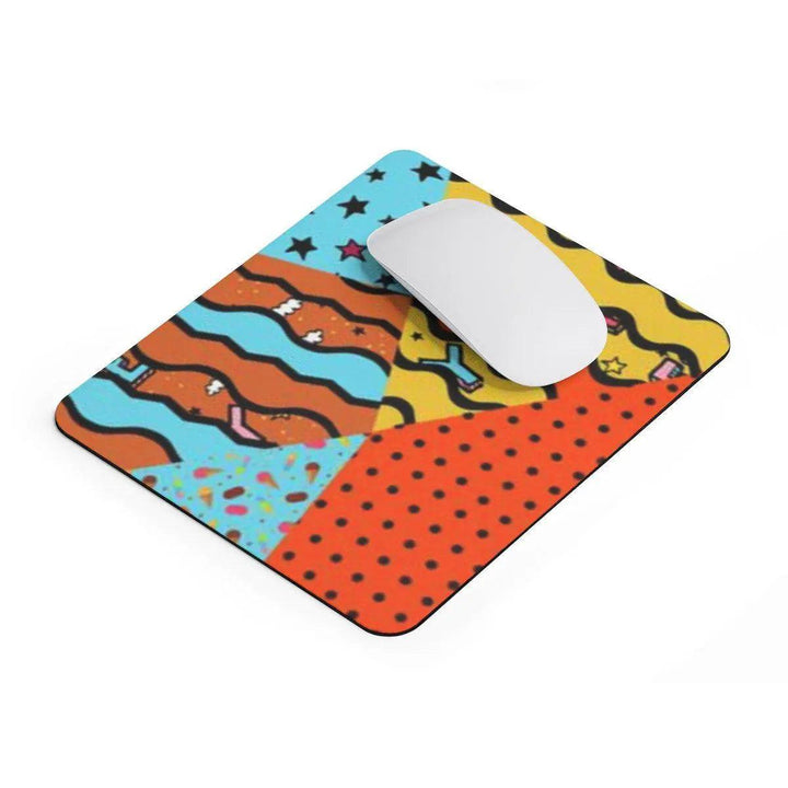 Lisslune | Luxe Memphis Desk Mouse Pad: Enhance Your Workspace Experience