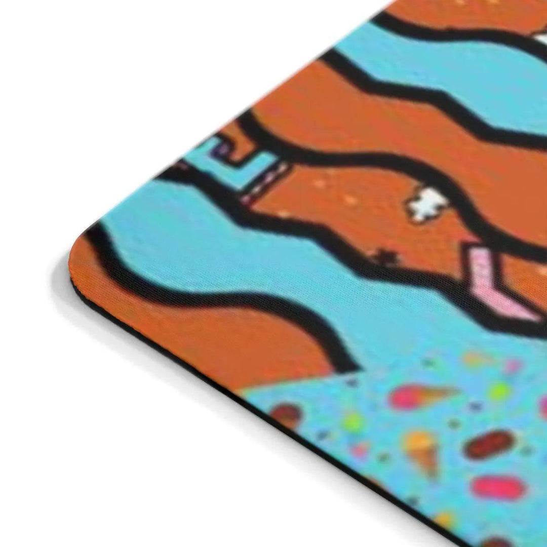 Lisslune | Luxe Memphis Desk Mouse Pad: Enhance Your Workspace Experience