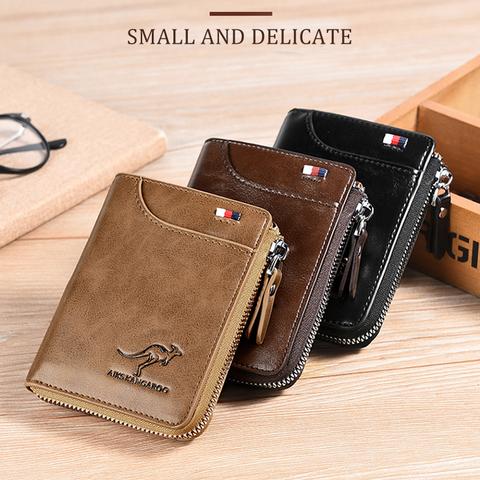 Lisslune | Kangaroo Men's RFID-blocking Wallet, Multifunctional Credit Card Holder
