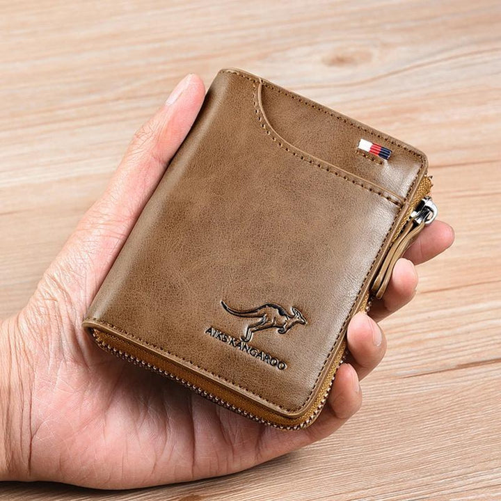 Lisslune | Kangaroo Men's RFID-blocking Wallet, Multifunctional Credit Card Holder