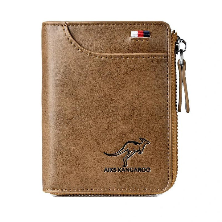 Lisslune | Kangaroo Men's RFID-blocking Wallet, Multifunctional Credit Card Holder