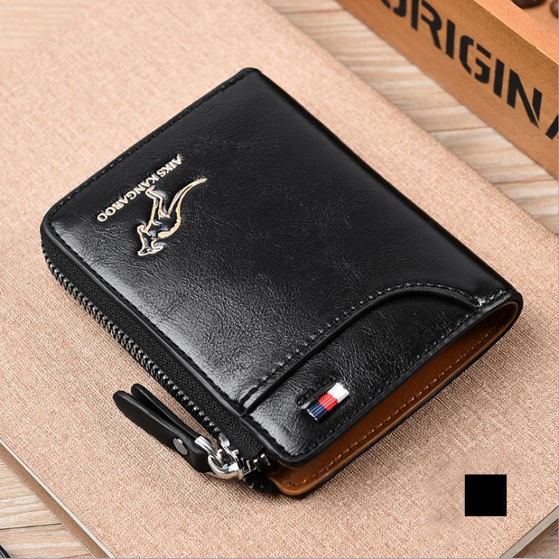Lisslune | Kangaroo Men's RFID-blocking Wallet, Multifunctional Credit Card Holder
