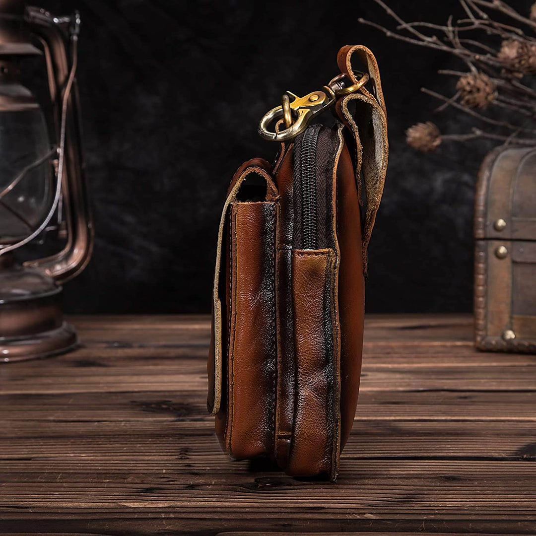 Lisslune | Men's High-Quality Leather Waist Bag - Guardian Leather