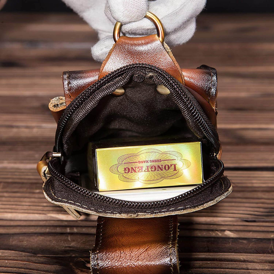 Lisslune | Men's High-Quality Leather Waist Bag - Guardian Leather