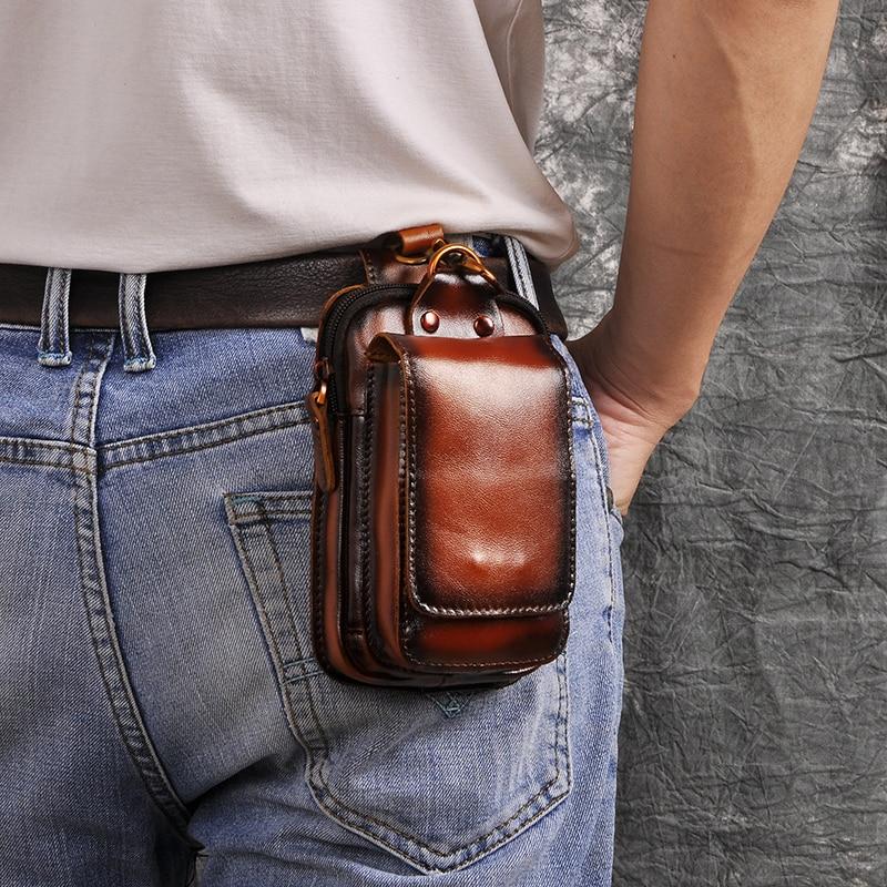 Lisslune | Men's High-Quality Leather Waist Bag - Guardian Leather