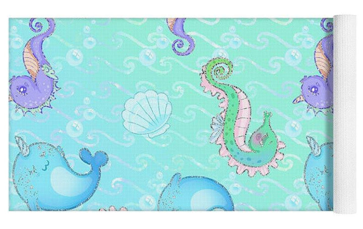 Lisslune | Customizable Mermaid Dream Luxury Yoga Mat - Customized Foam Comfort