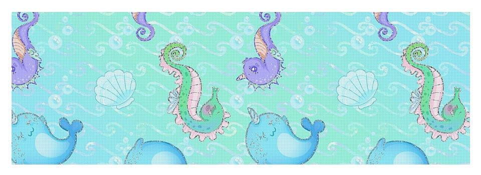 Lisslune | Customizable Mermaid Dream Luxury Yoga Mat - Customized Foam Comfort