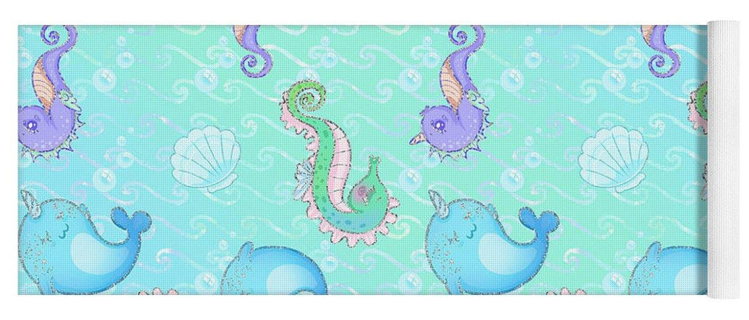 Lisslune | Customizable Mermaid Dream Luxury Yoga Mat - Customized Foam Comfort
