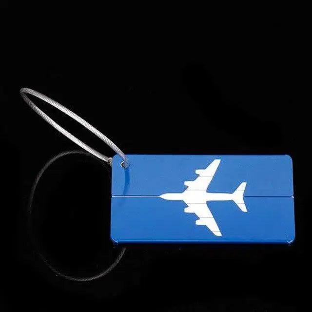 Lisslune | Elegant Jetsetter's Metallic Luggage Identifier