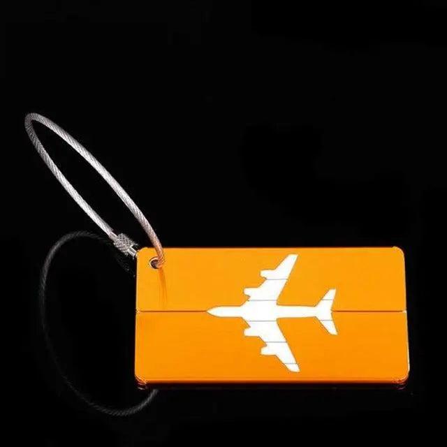 Lisslune | Elegant Jetsetter's Metallic Luggage Identifier