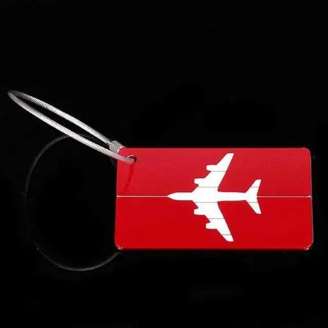 Lisslune | Elegant Jetsetter's Metallic Luggage Identifier