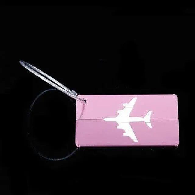 Lisslune | Elegant Jetsetter's Metallic Luggage Identifier