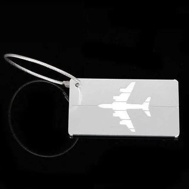 Lisslune | Elegant Jetsetter's Metallic Luggage Identifier