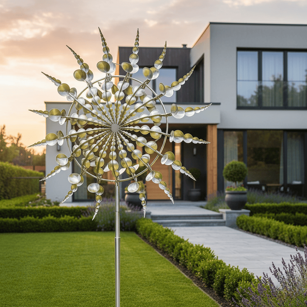 Lisslune | METASPIN – Durable Metal Wind Spinner for Stylish Outdoor Décor