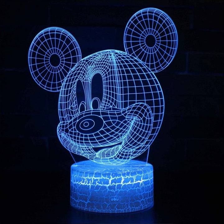 Lisslune | 3D Lamp head of Mickey