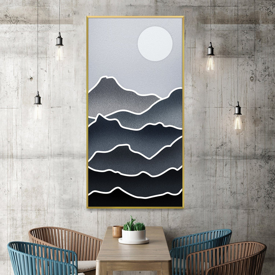 Lisslune | Midnight Ridges Canvas