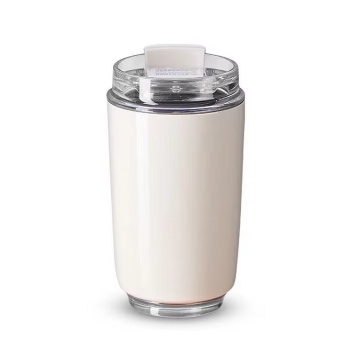 Lisslune | Milk White Insulating Travel Mug – Stainless Steel Thermos Flask