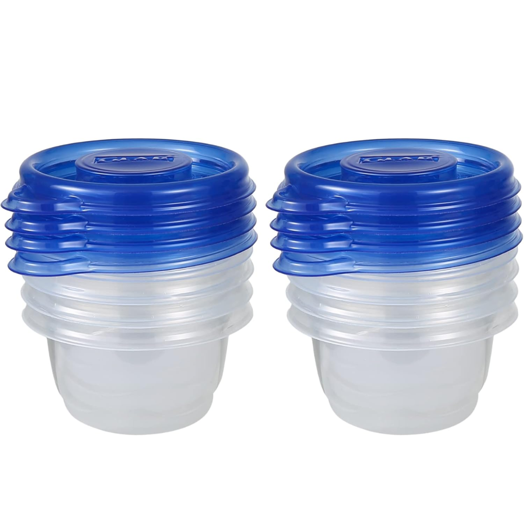 Lisslune | Mini Food Storage Containers – 118 ml with Lid (8-Pack)